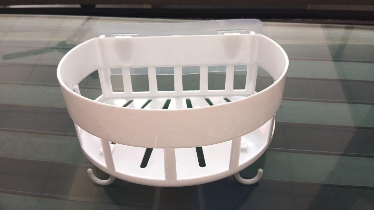 🏠 Multi-Purpose Wall Storage Rack with Hooks (Pack of 2)