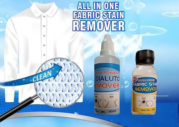 Dual Pack Fabric Stain Remover (2 × 50ml)