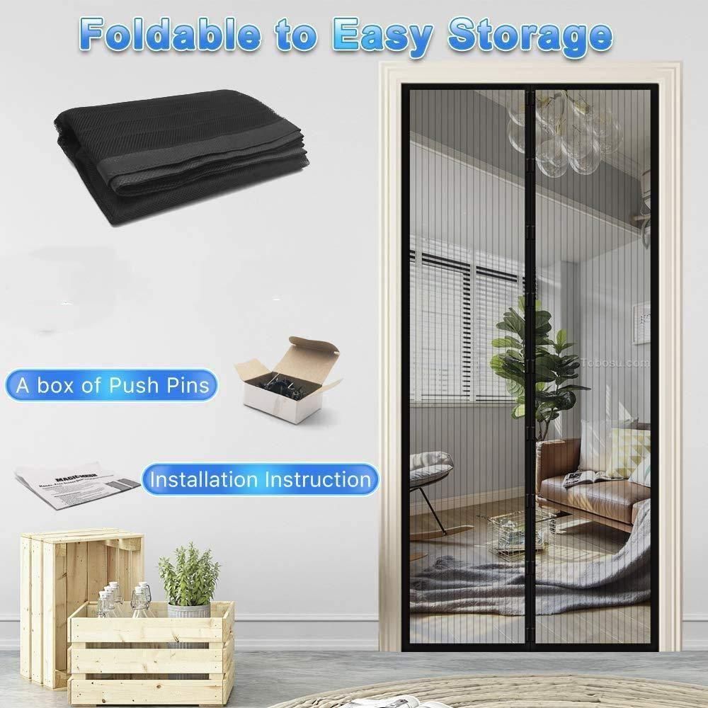 Magnetic Mesh Door Curtain for Mosquito & Fly Protection
