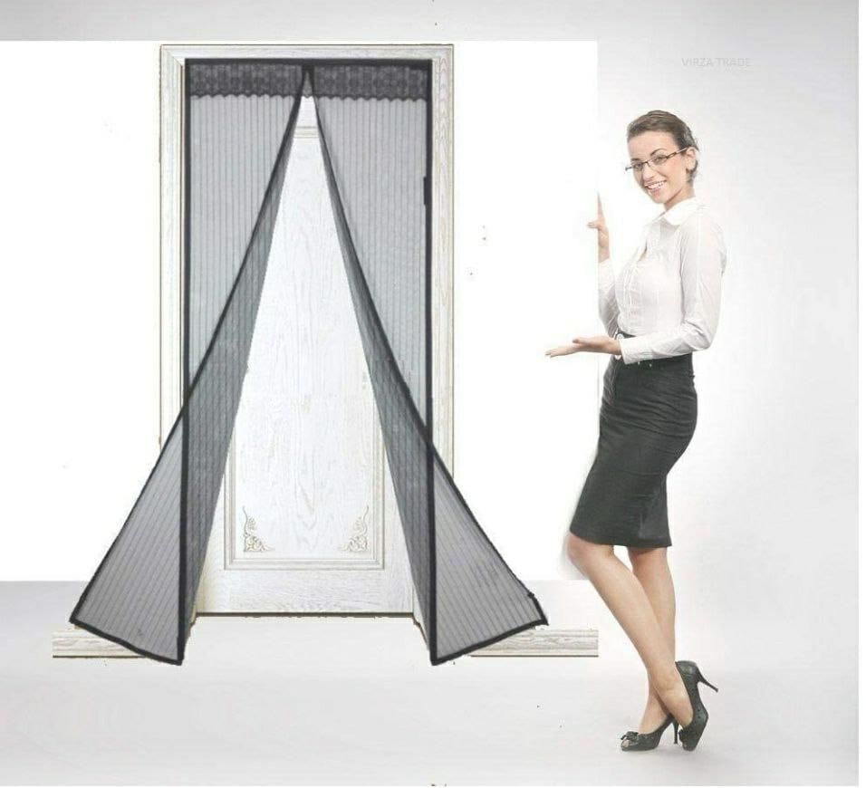 Magnetic Mesh Door Curtain for Mosquito & Fly Protection