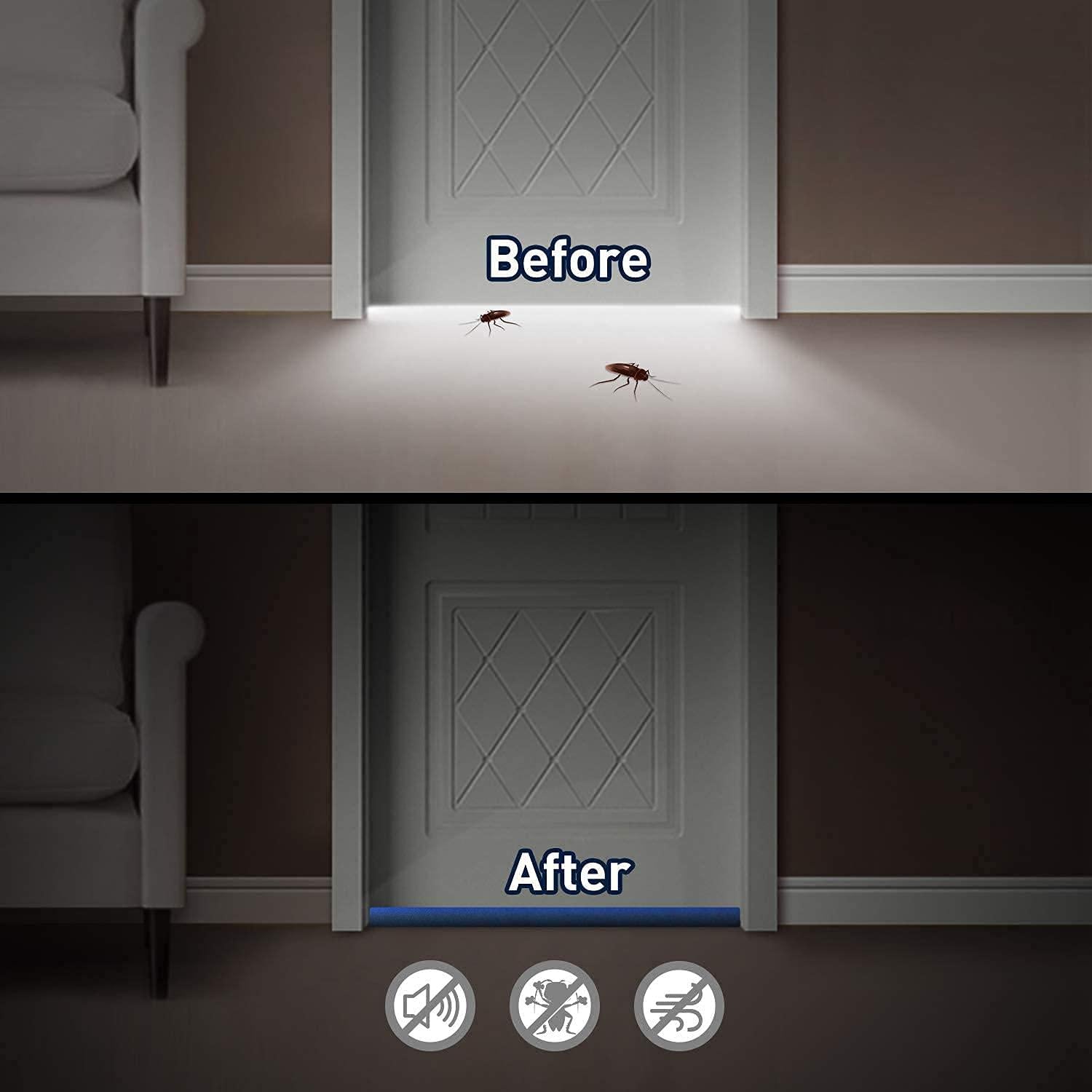 SealSafe Door Gap Protector Strip (Pack of 2 )