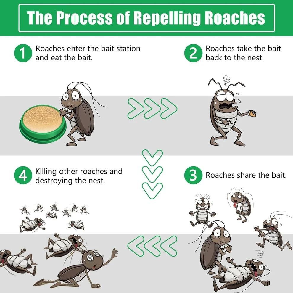 Cockroach Killer Gel (Pack of 2/4/8)