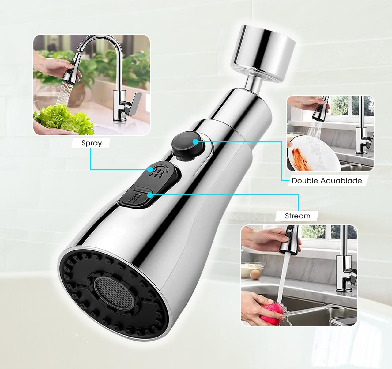 TriFlow Kitchen Faucet