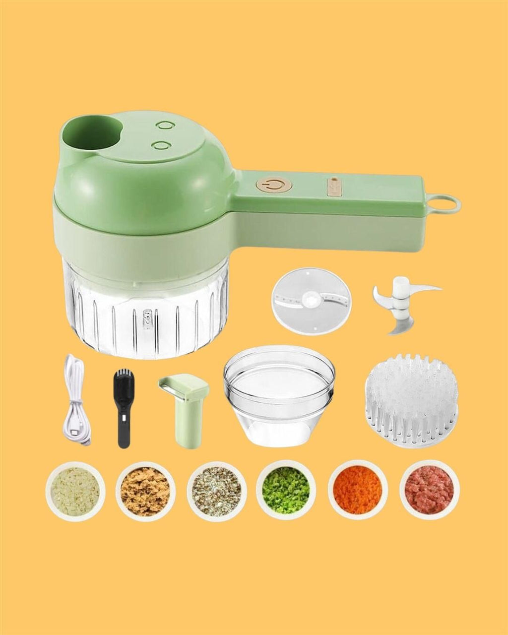 SlicePro 4-in-1 Electric Chopper Set