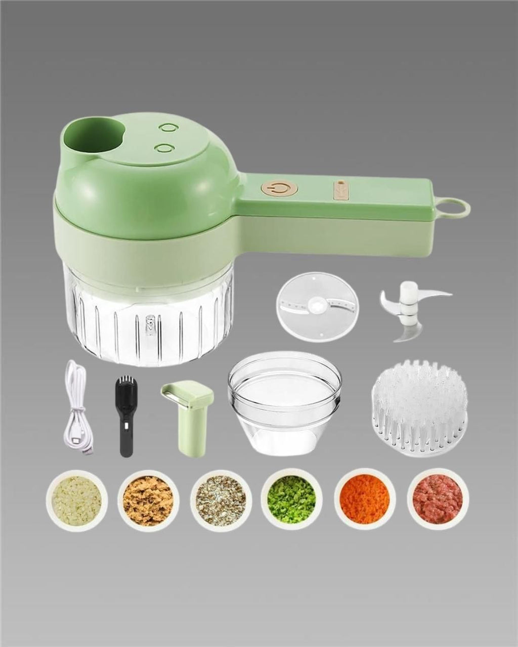 SlicePro 4-in-1 Electric Chopper Set