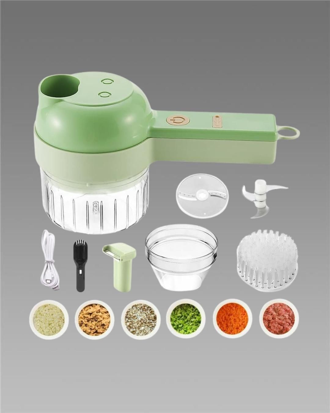 SlicePro 4-in-1 Electric Chopper Set