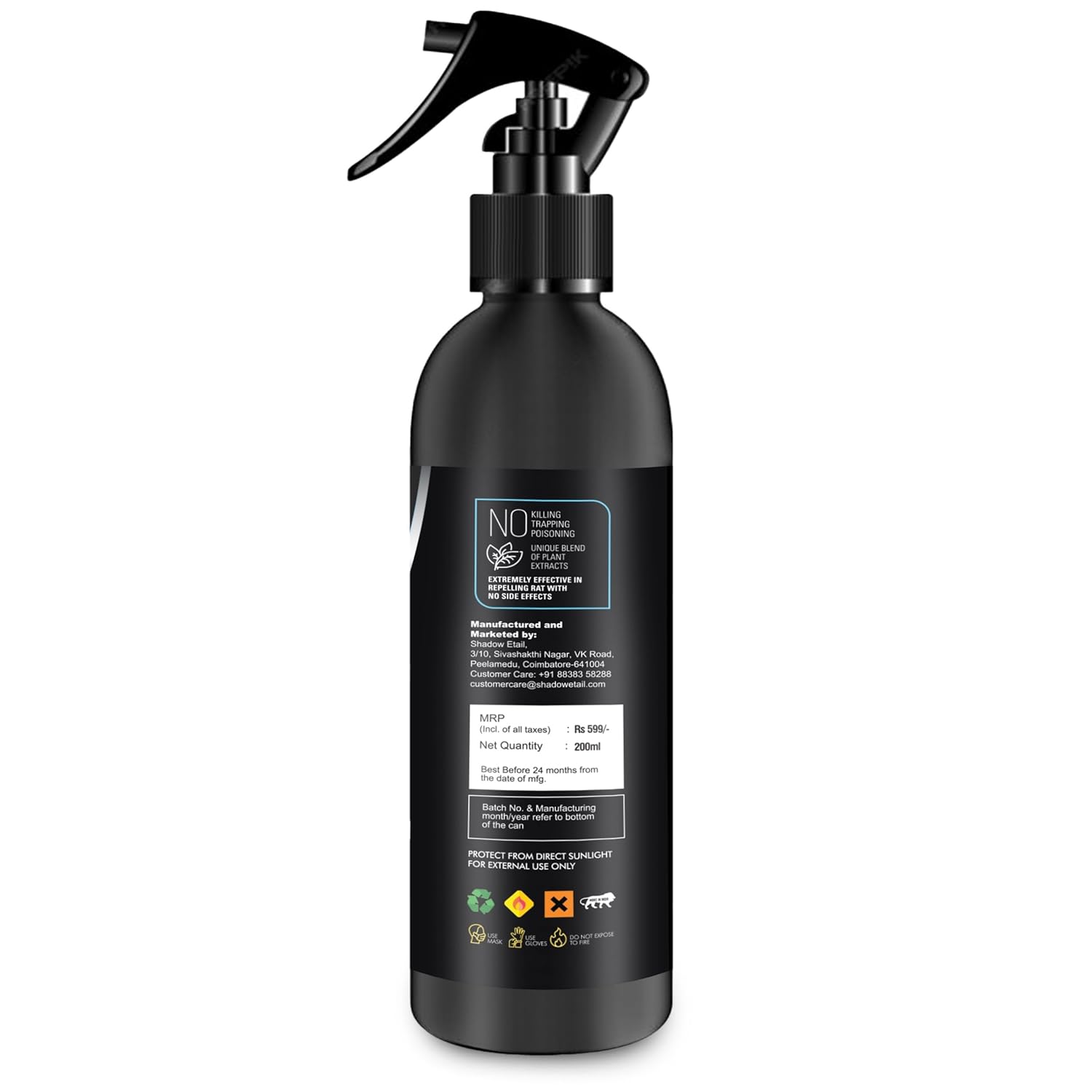 MultiShield Rat Guard Spray – For Cars & Bikes
