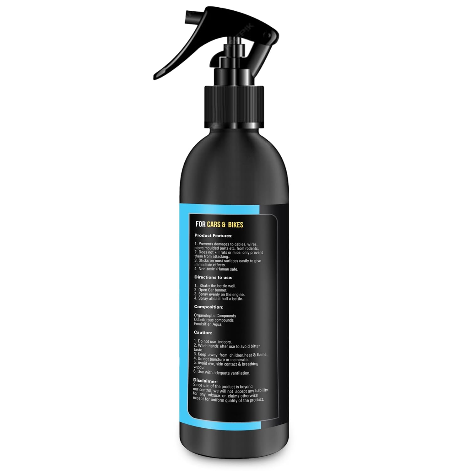 MultiShield Rat Guard Spray – For Cars & Bikes