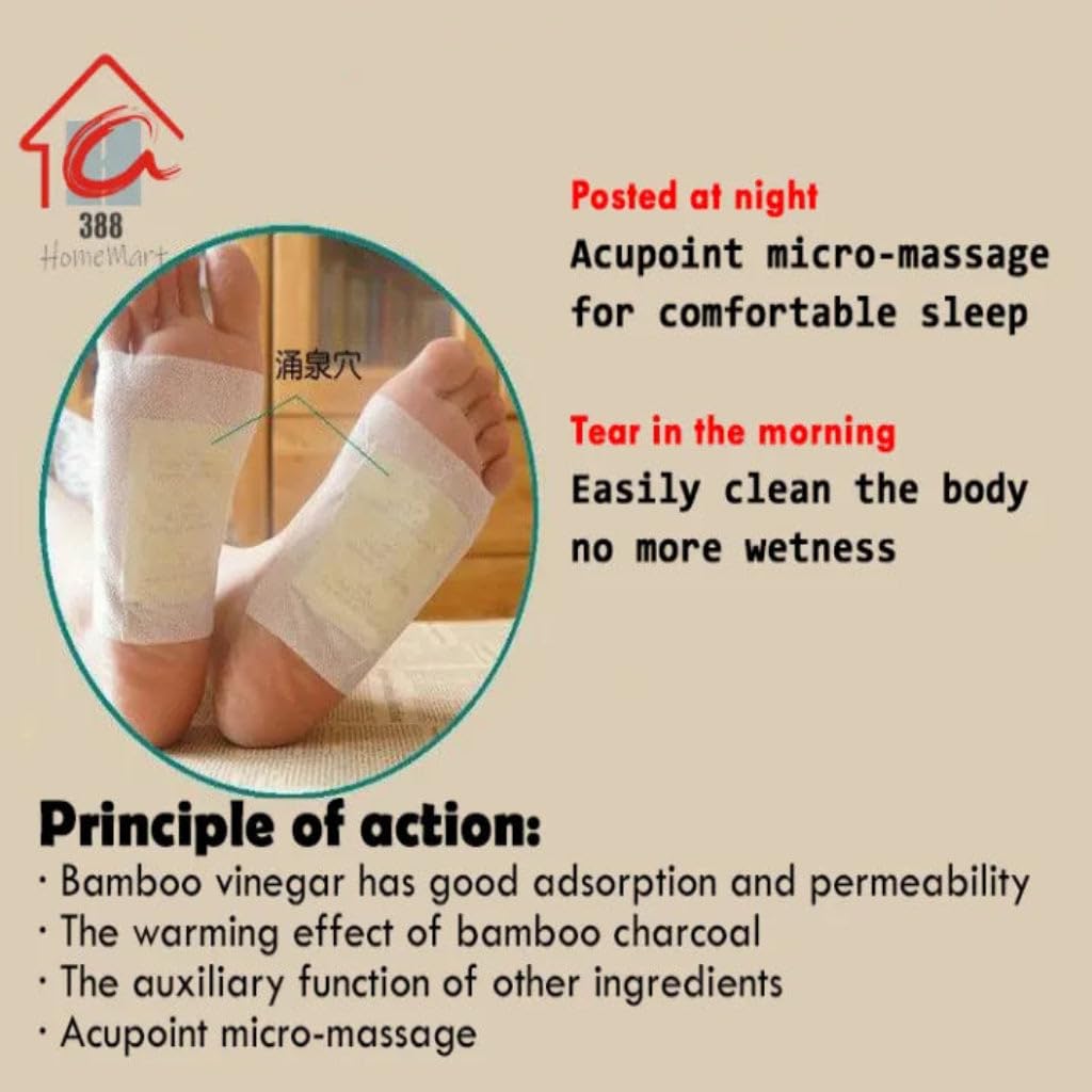 Herbal Detox Foot Pads (Pack of 1) 10 Patches