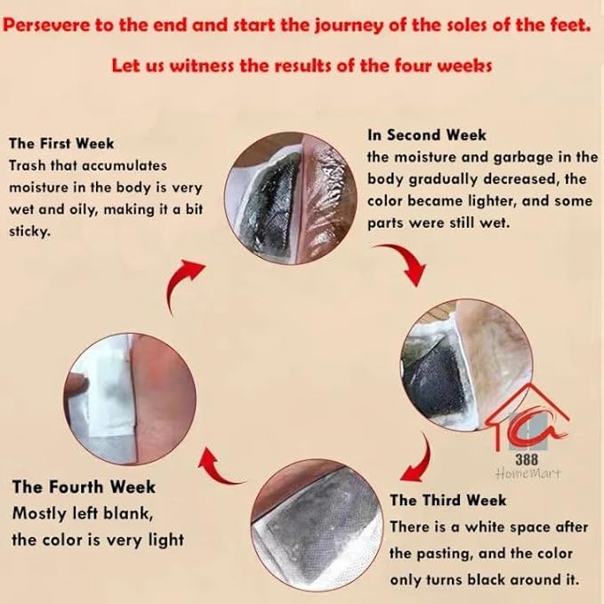 Herbal Detox Foot Pads (Pack of 1) 10 Patches